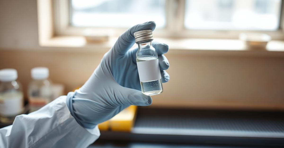 Cover: gloved hands holding a vial of cells for Basic Cell therapy