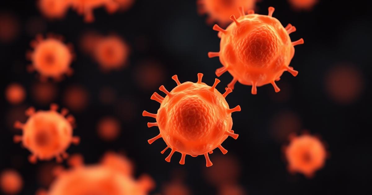 Cover: an illustration of glowing immune cells