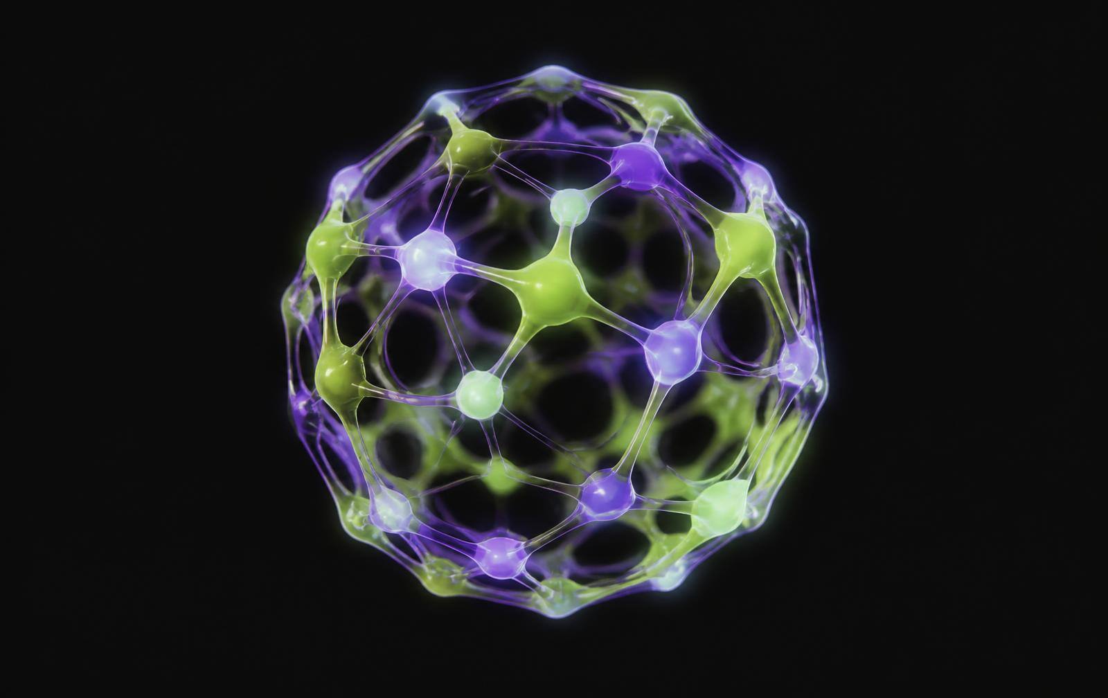 Cheongdam Cell Clinic cover: an abstract 3D cell lattice on black