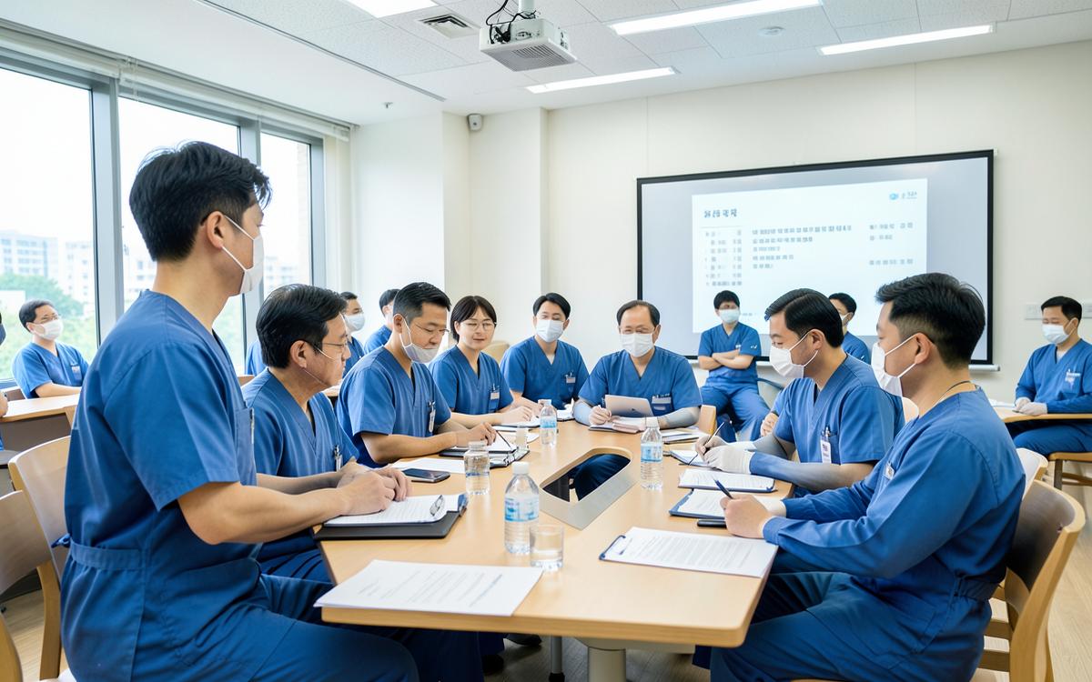 Cover image for The South Korean international physician and surgeon training centre